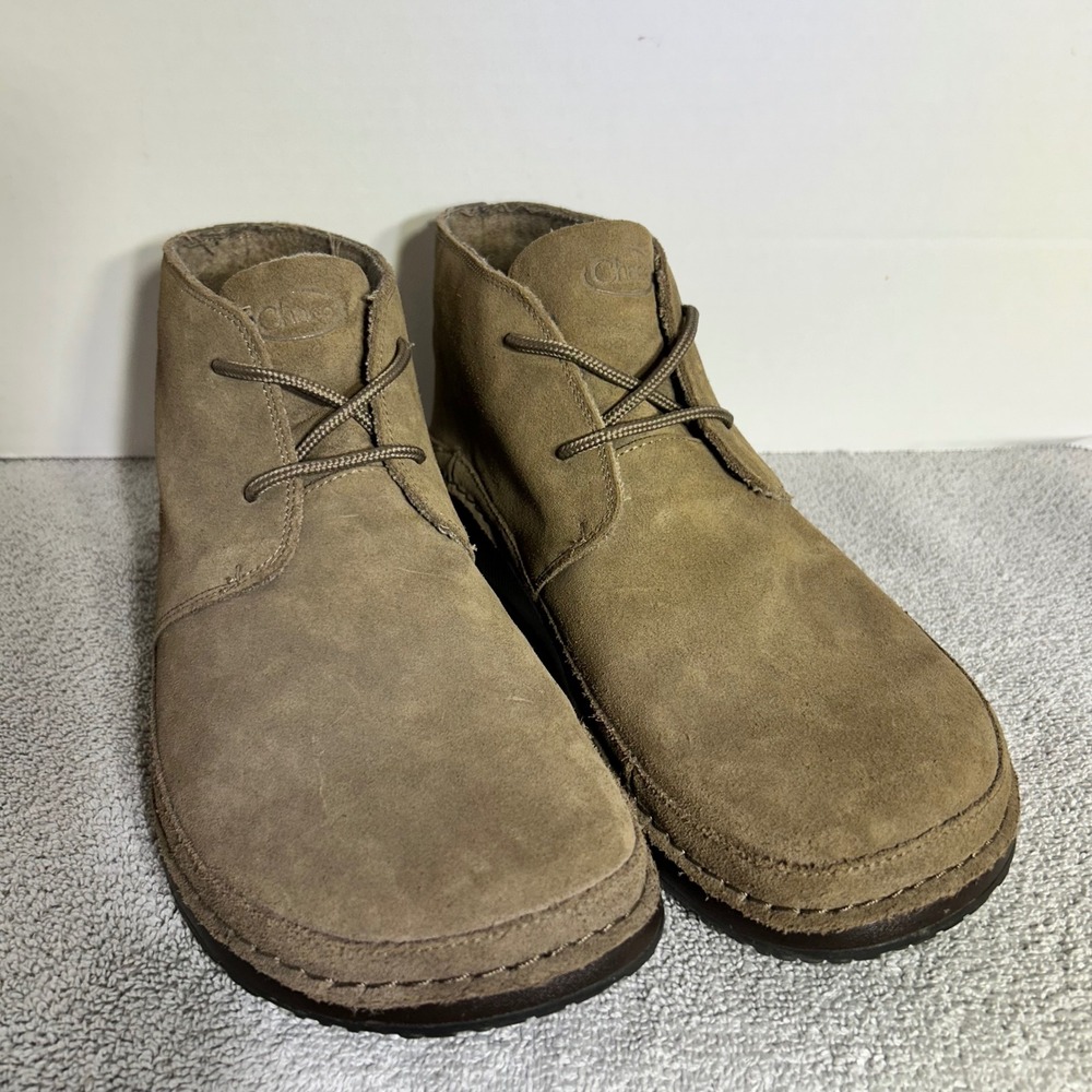 Chaco Paonia Chukka Boots Mens 9 Teak Brown Suede JCH108501 Desert Boots - Picture 3 of 9
